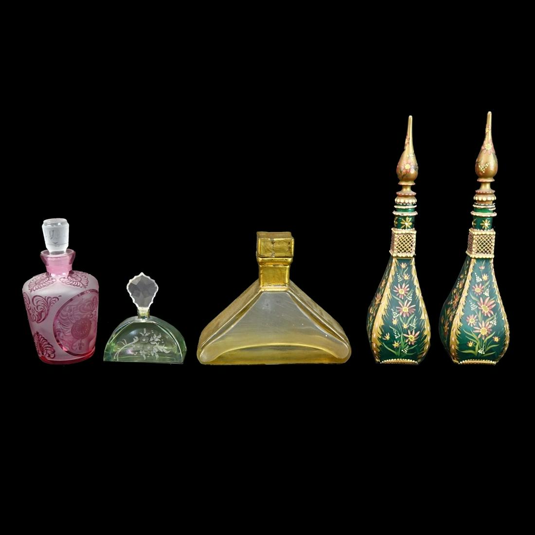 Vintage Art Glass Perfume Bottles (1 of 2)