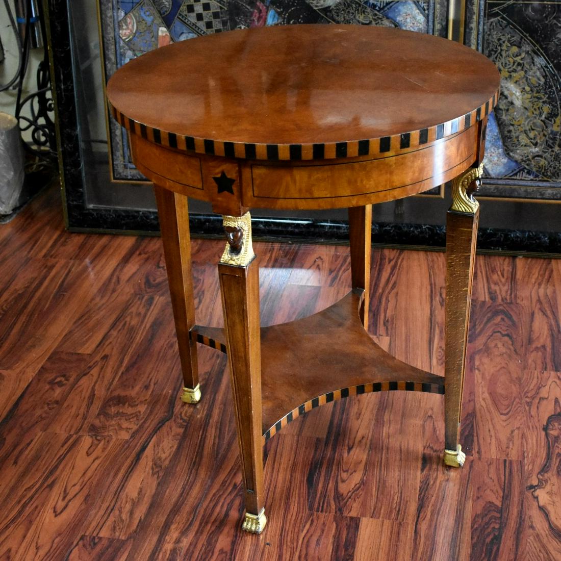Egyptian Revival Round Table (1 of 3)