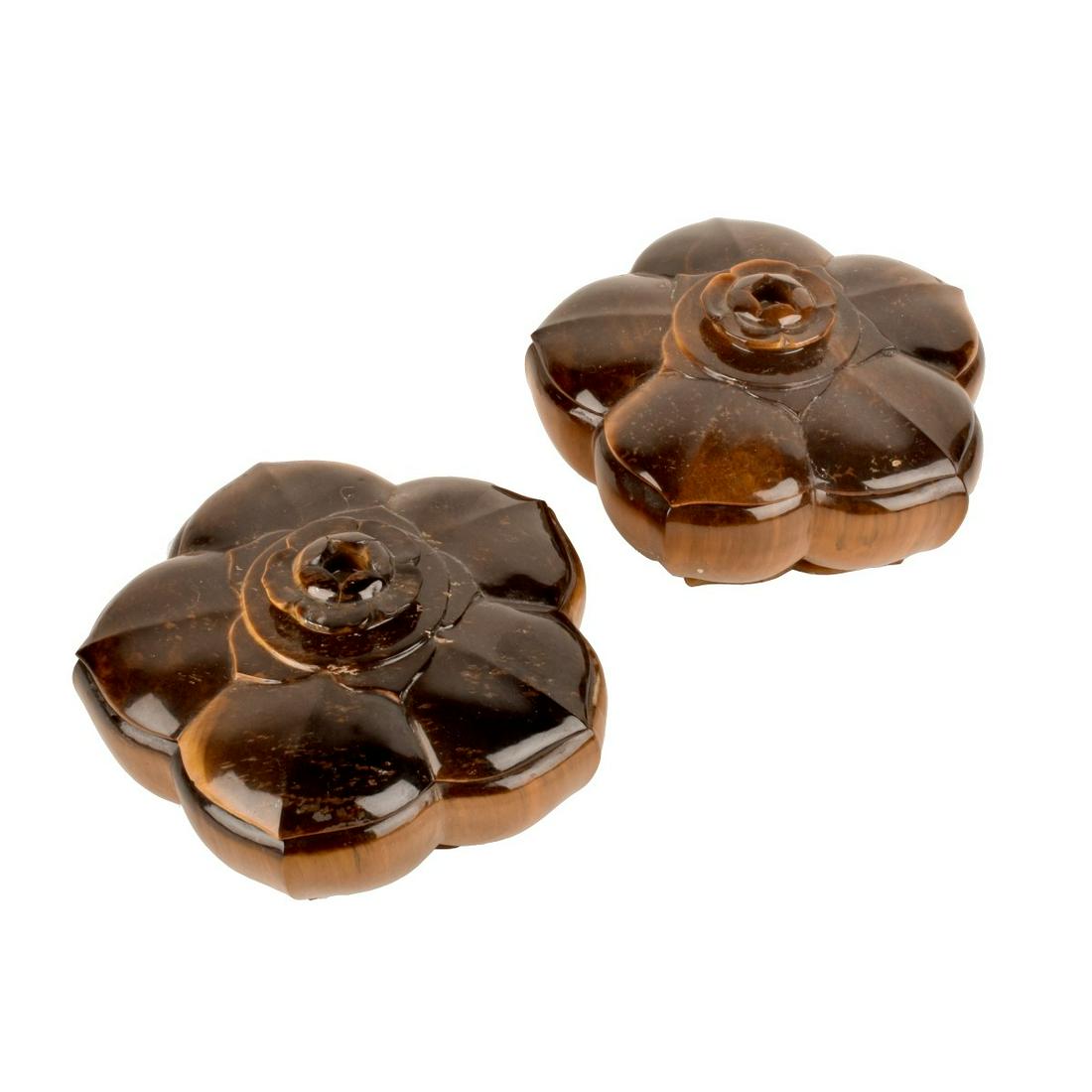 Pair of Chinese Covered Boxes (1 of 4)