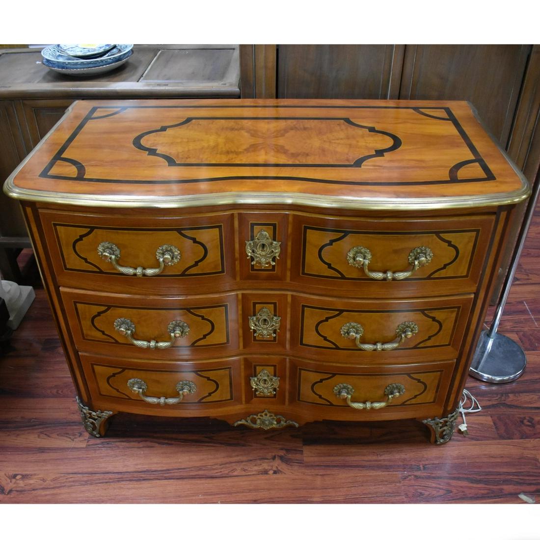 Neoclassical Style Inlaid Chest of Drawers (1 of 3)