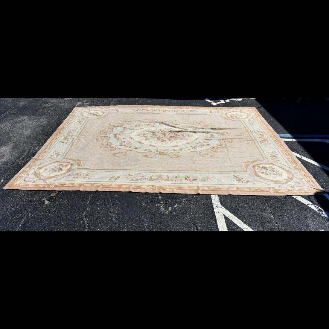 Aubusson Tapestry Rug. (1 of 3)