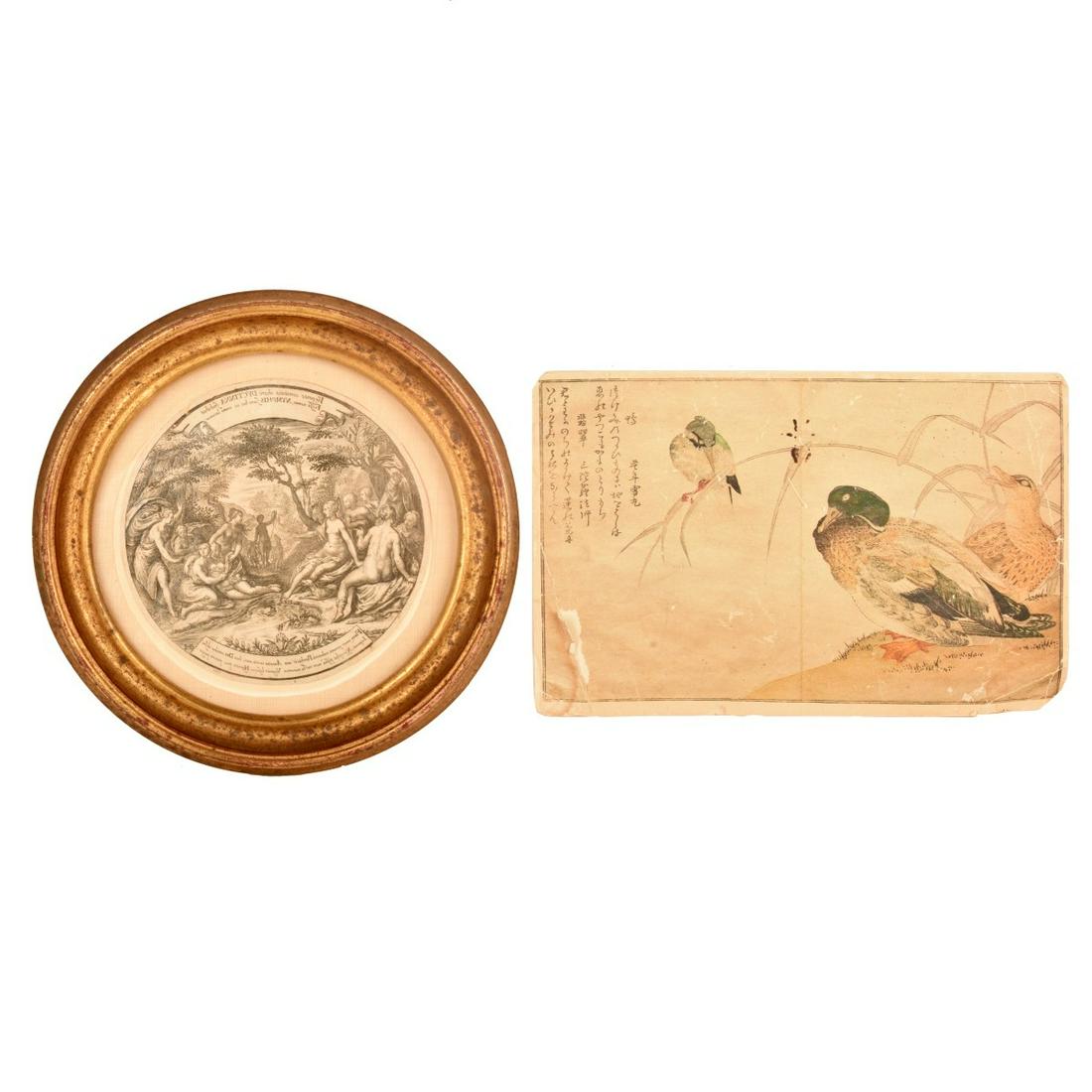 ohann Theodore De Bry (1561 - 1623): Johann Theodore De Bry, German (1561 - 1623) "Diana discovering the pregnancy of Callisto" Antique Engraving on Paper After: Paulus Moreelse, Dutch (1571 - 1638). Letter to accompany the lot. Sight me