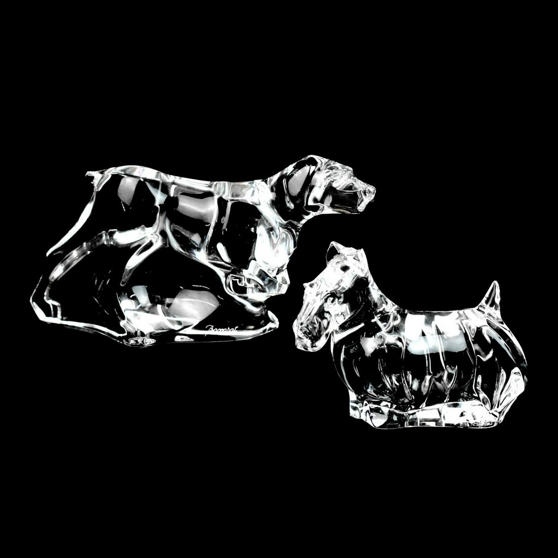 Baccarat Crystal Figurines (1 of 5)