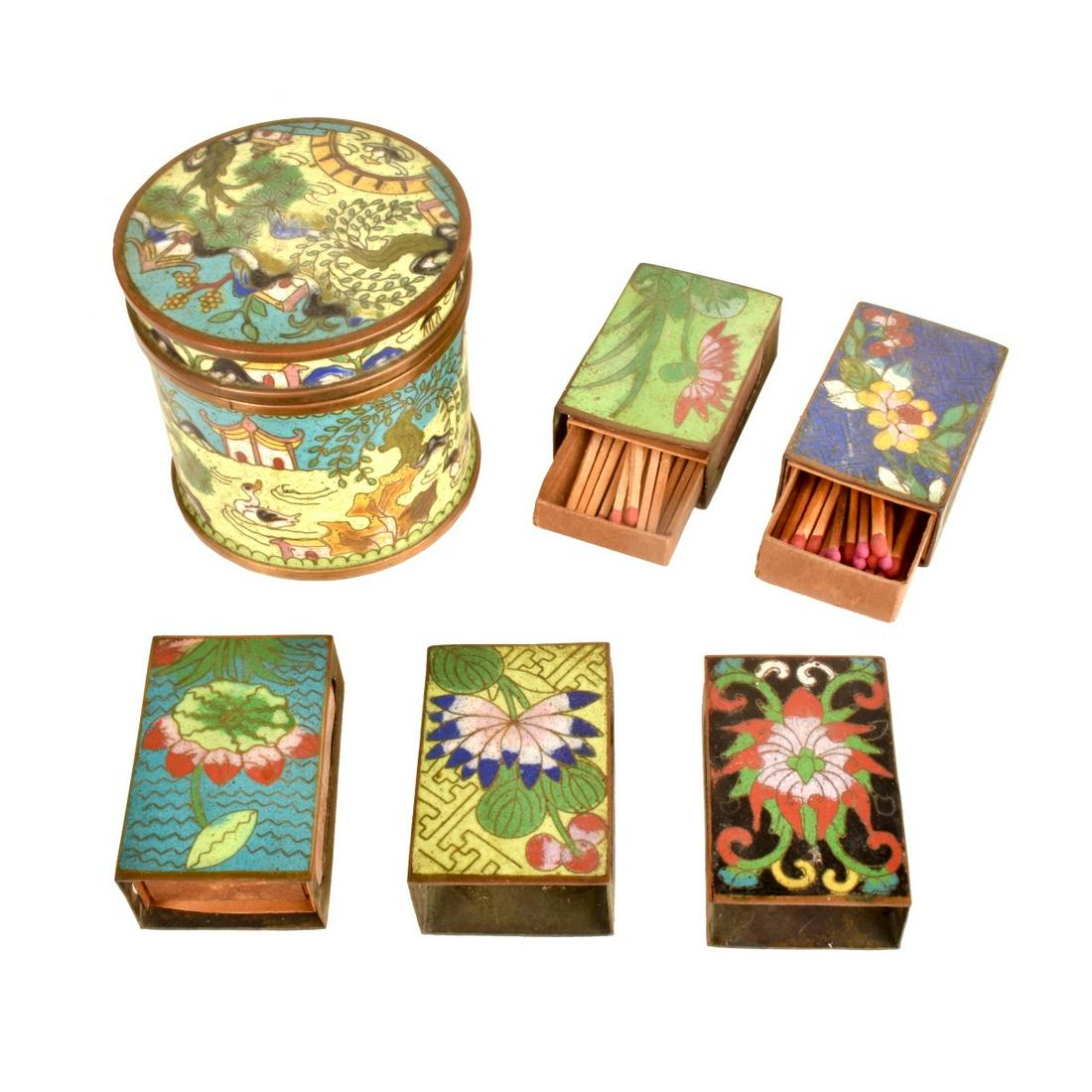 Chinese Cloisonne Tableware (1 of 9)