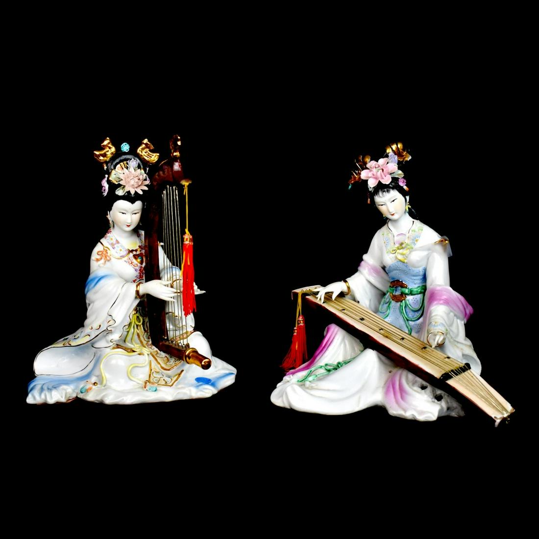 Two Vintage Oriental Figurines (1 of 8)