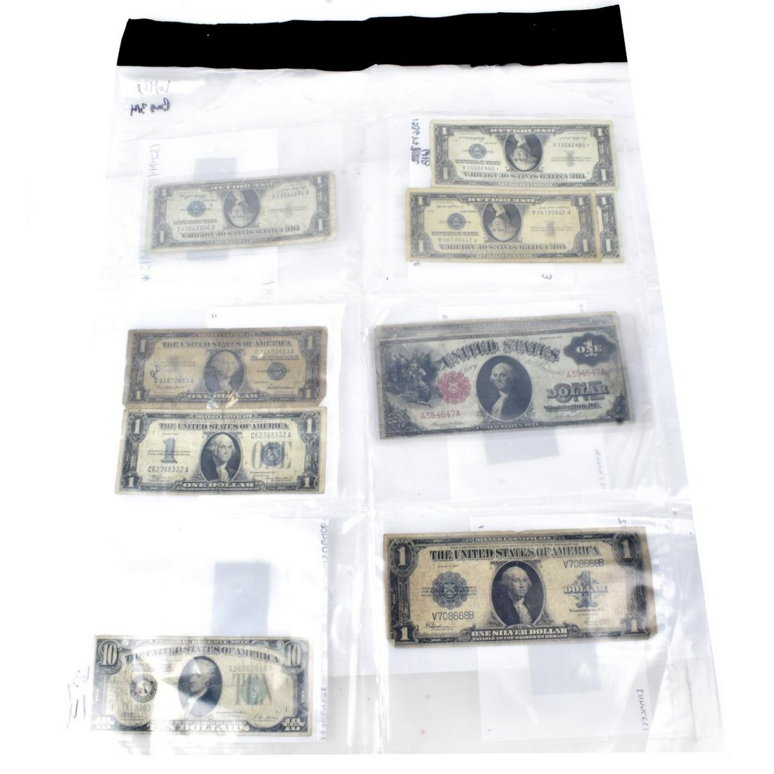 Ten Assorted U.S. Paper Currency (1 of 2)