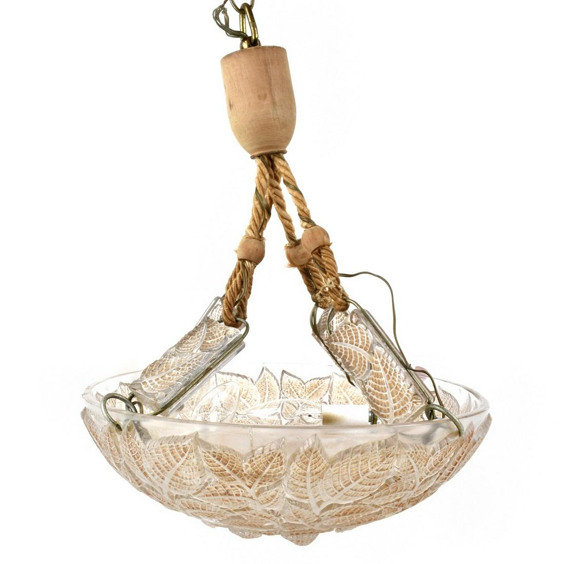 Rene Lalique Hanging Light Fixture (1 of 4)
