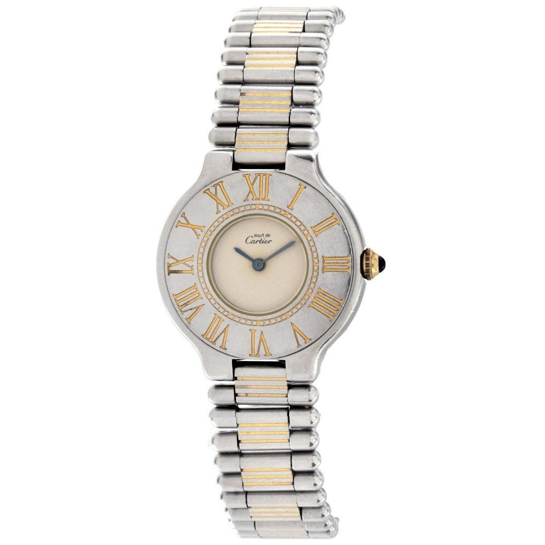 Lady's Must de Cartier Two Tone Watch (1 of 5)
