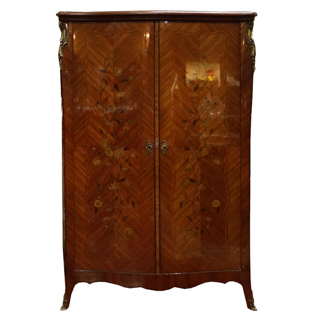 Antique Louis XV Style Wardrobe (1 of 4)
