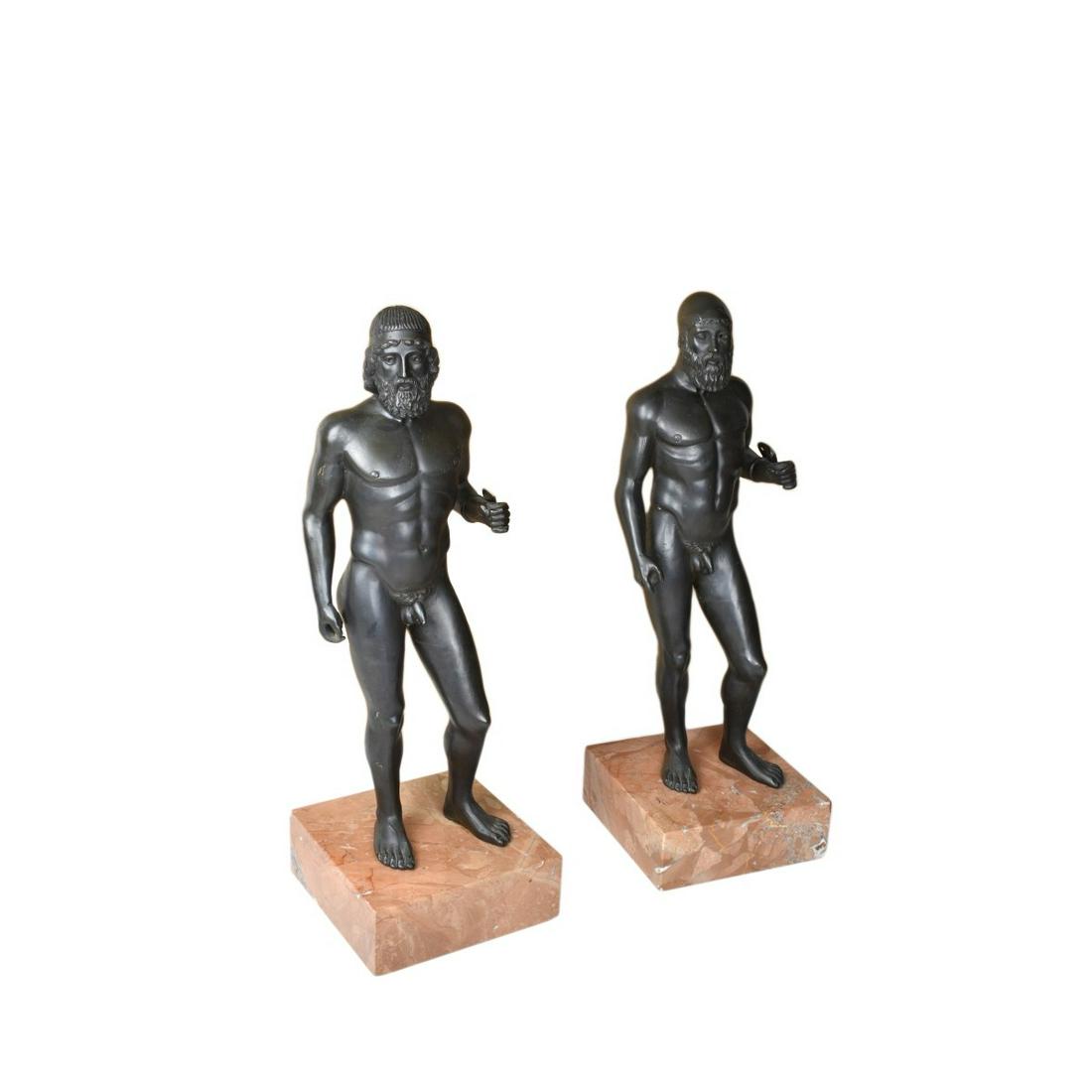Pair of Neoclassical Style Bronze Sculptures (1 of 4)