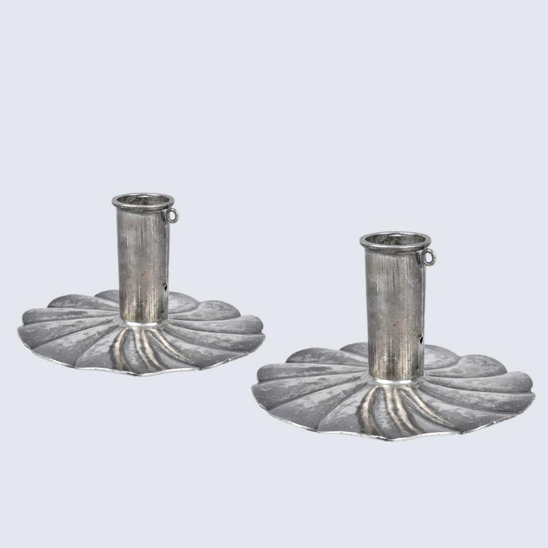 Pair of 18th C. Candlesticks (1 of 4)