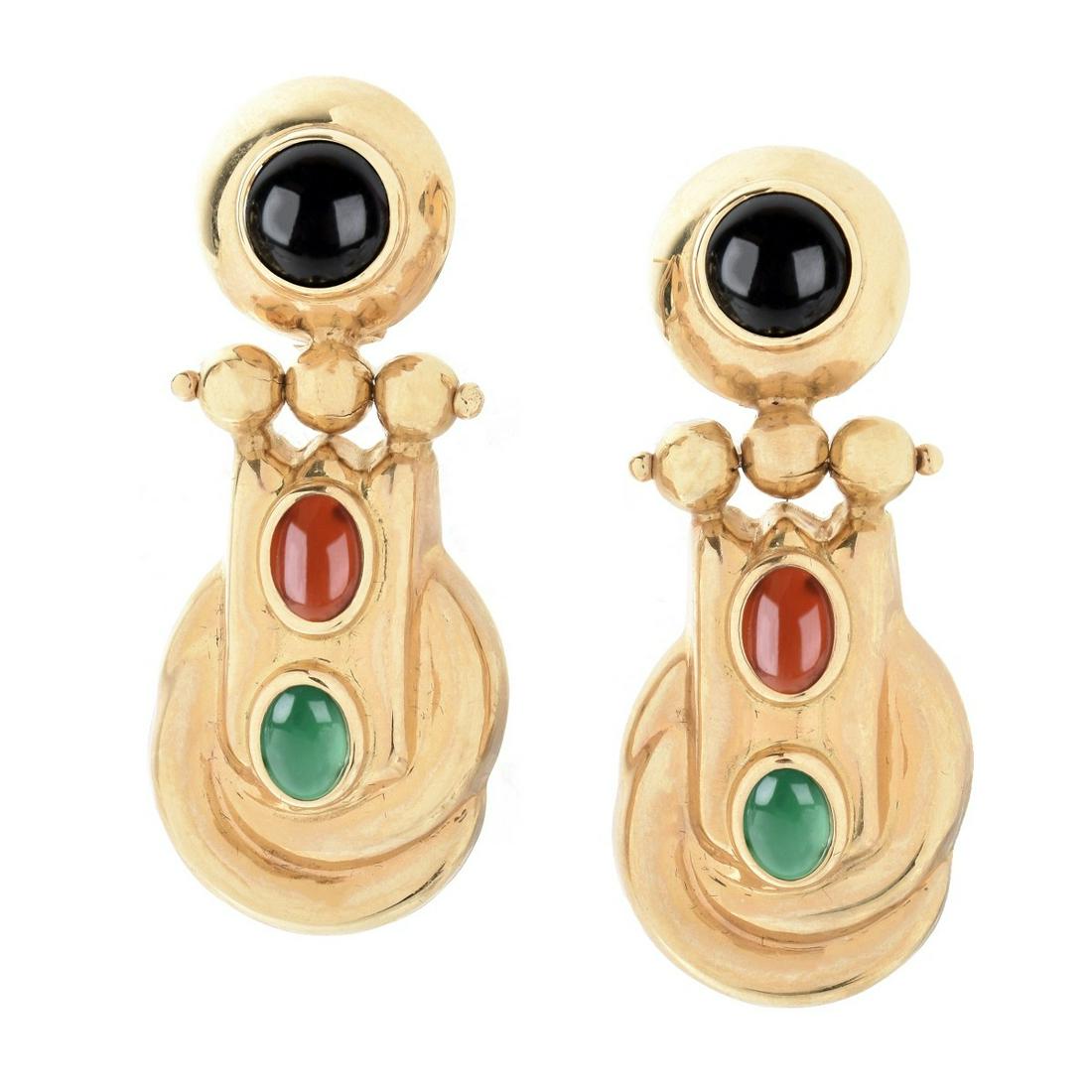 Gemstone and 14K Earrings (1 of 5)
