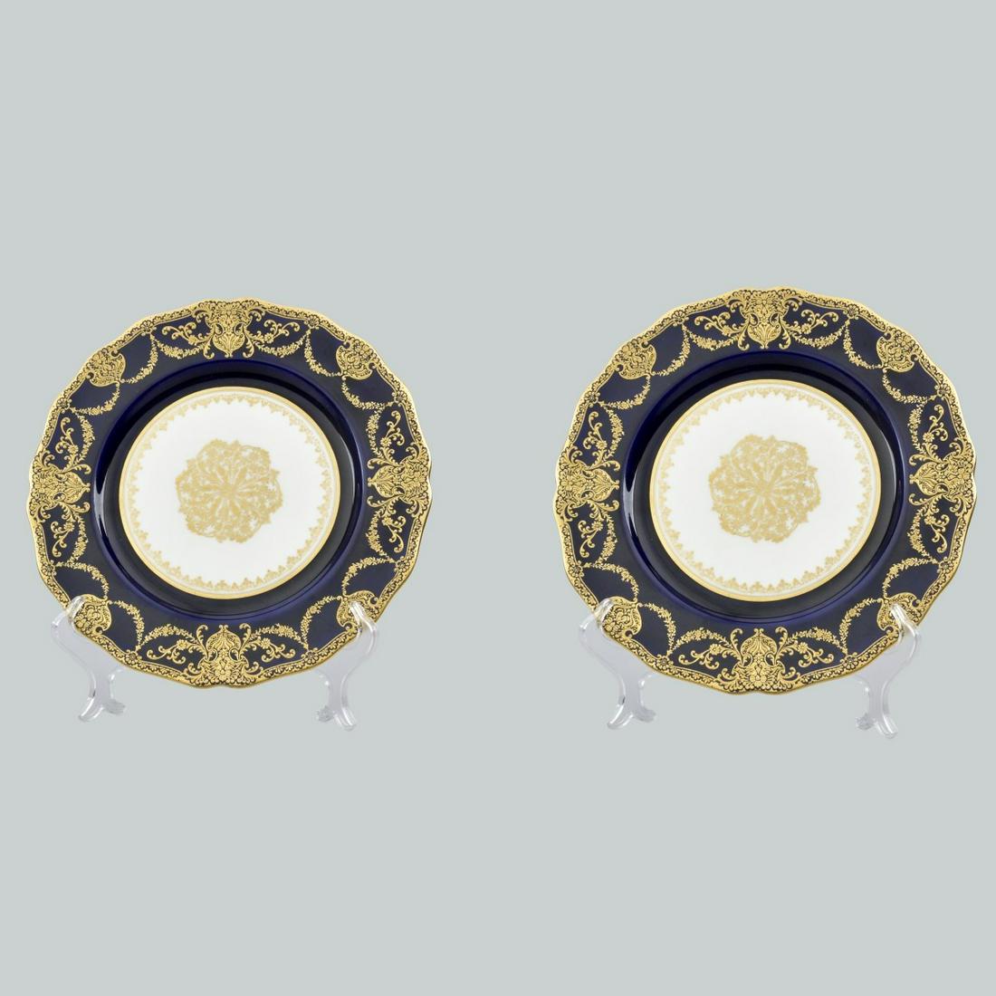 Pair of Royal Doulton Tiffany & Co Plates (1 of 5)