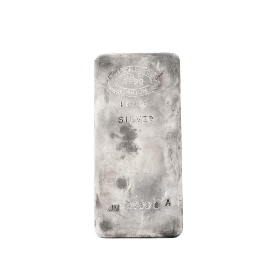 Johnson Mathey 1 Kilo Silver Bar (1 of 3)