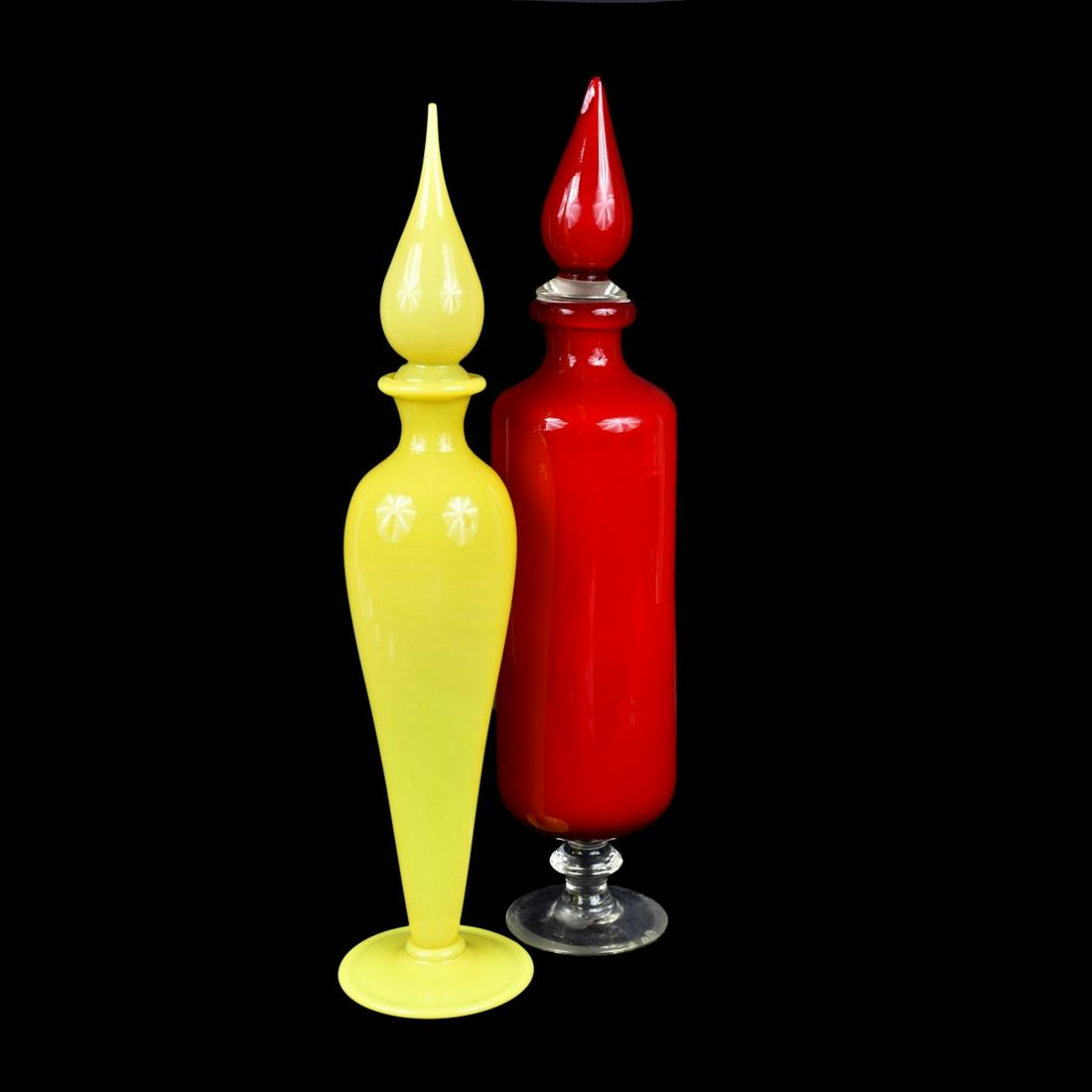 Large Empoli Decanters (1 of 3)