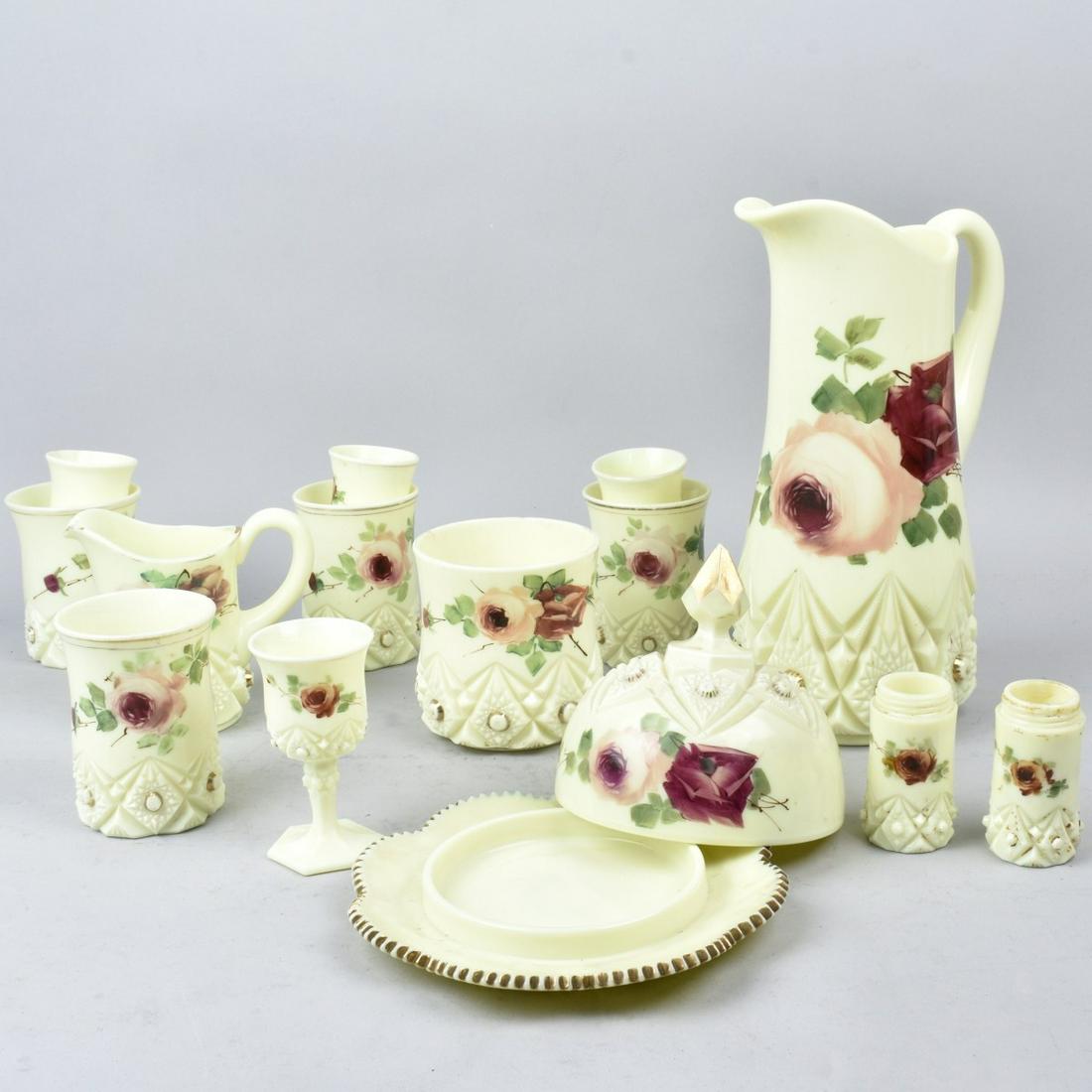 Victorian Jefferson Custard Glass Tableware (1 of 6)