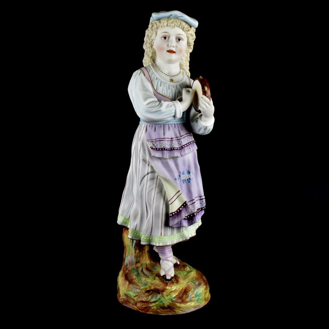 Large German Bisque Porcelain Figurine (1 of 6)