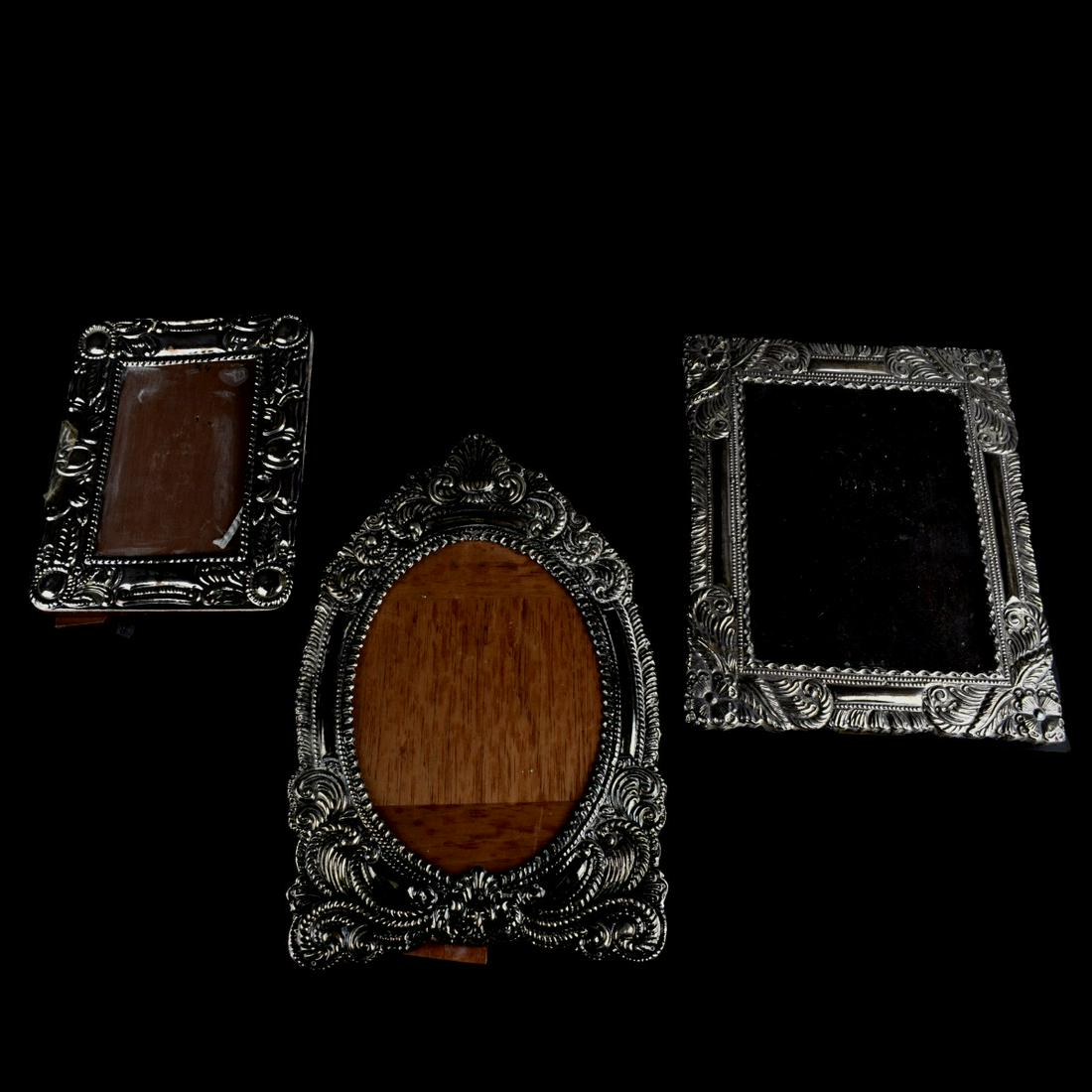 Three Vintage Sterling Silver Picture Frames (1 of 2)