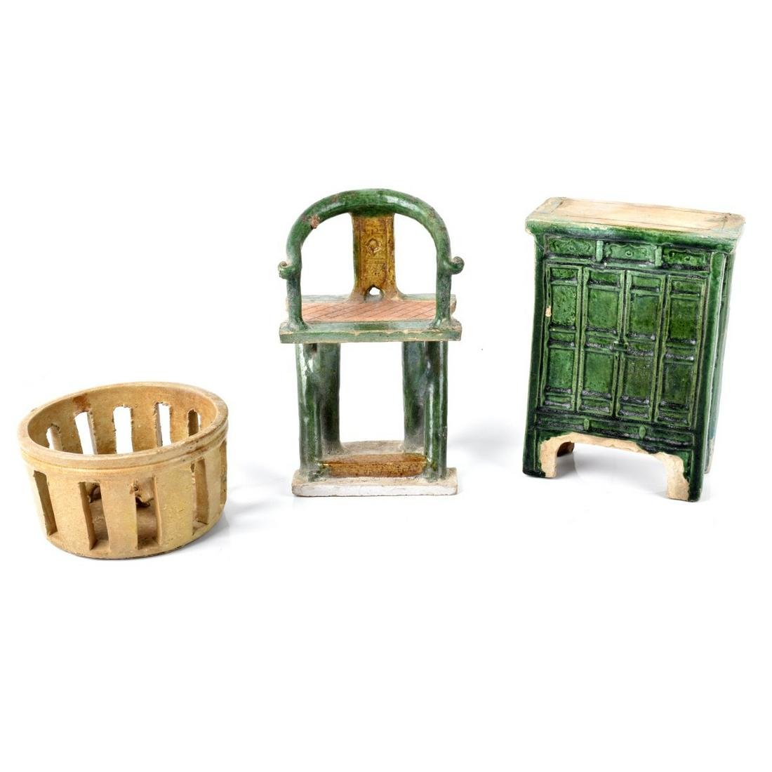 Antique Chinese Models of Furniture (1 of 3)