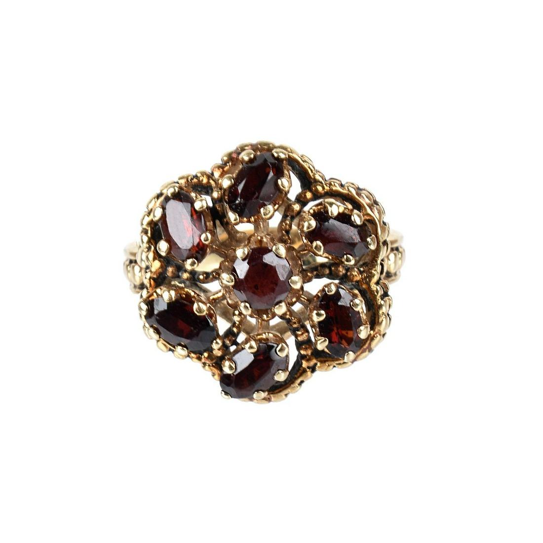 Garnet and 14K Ring (1 of 3)
