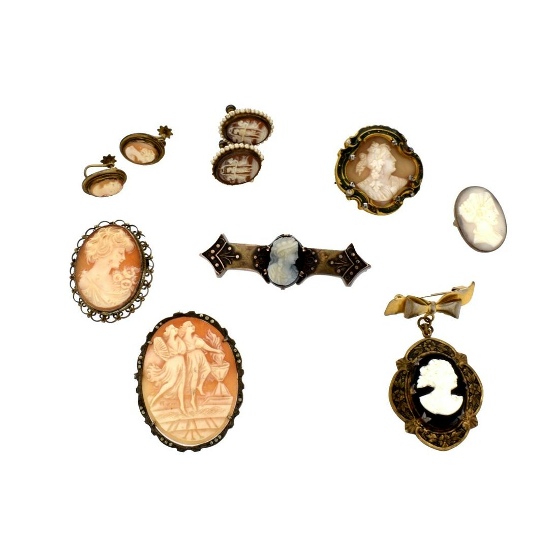 Antique Cameo Jewelry (1 of 2)