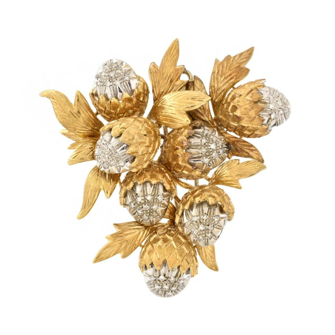 Diamond and 18K Brooch (1 of 4)