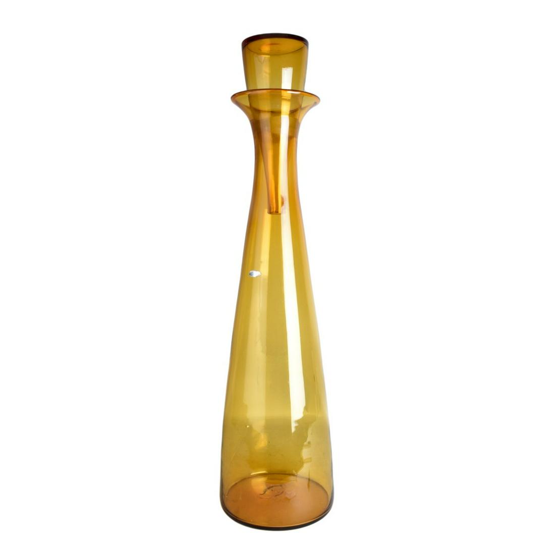 Blenko Art Glass Vessel with Stopper (1 of 4)