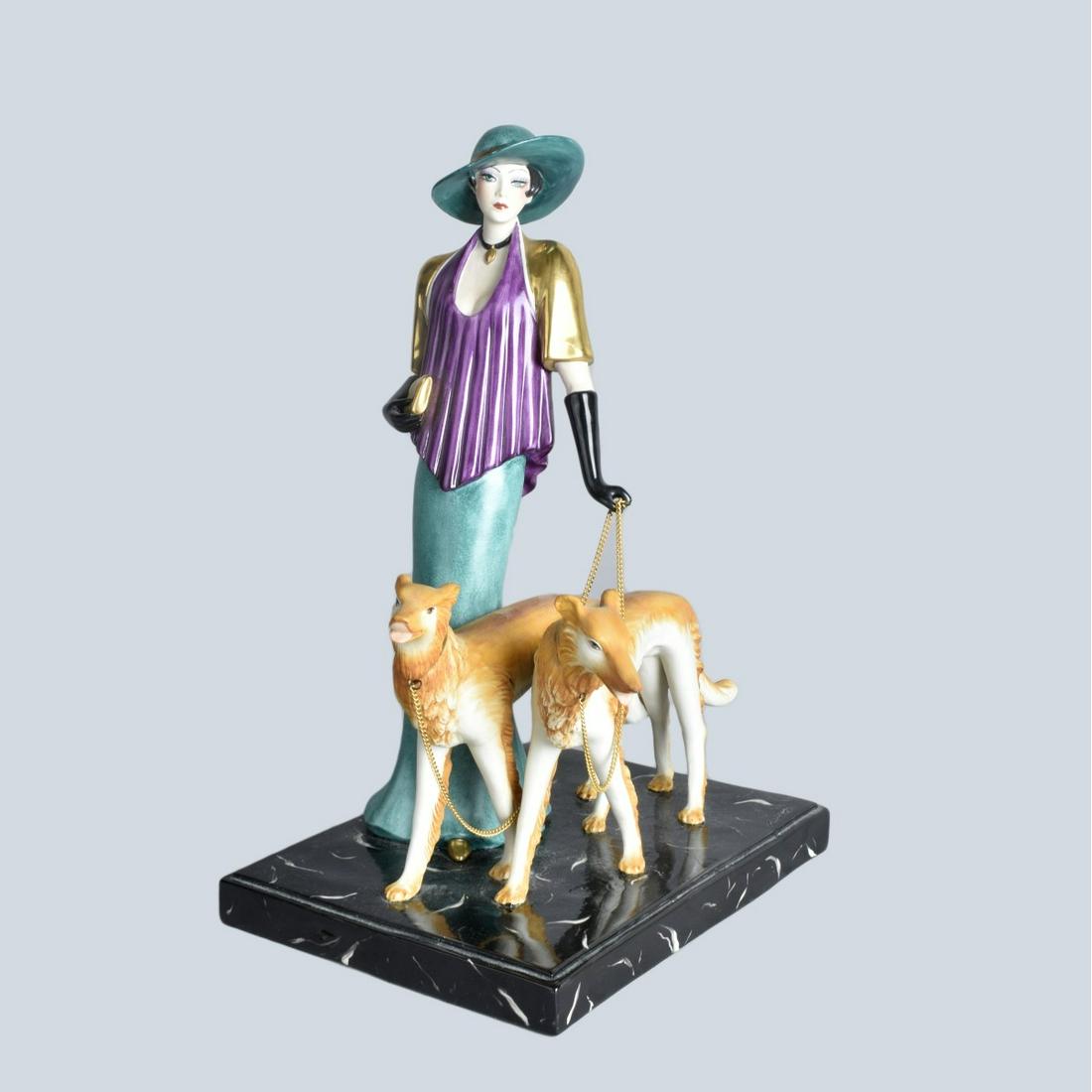 Large Italian Capodimonte Figurine (1 of 6)