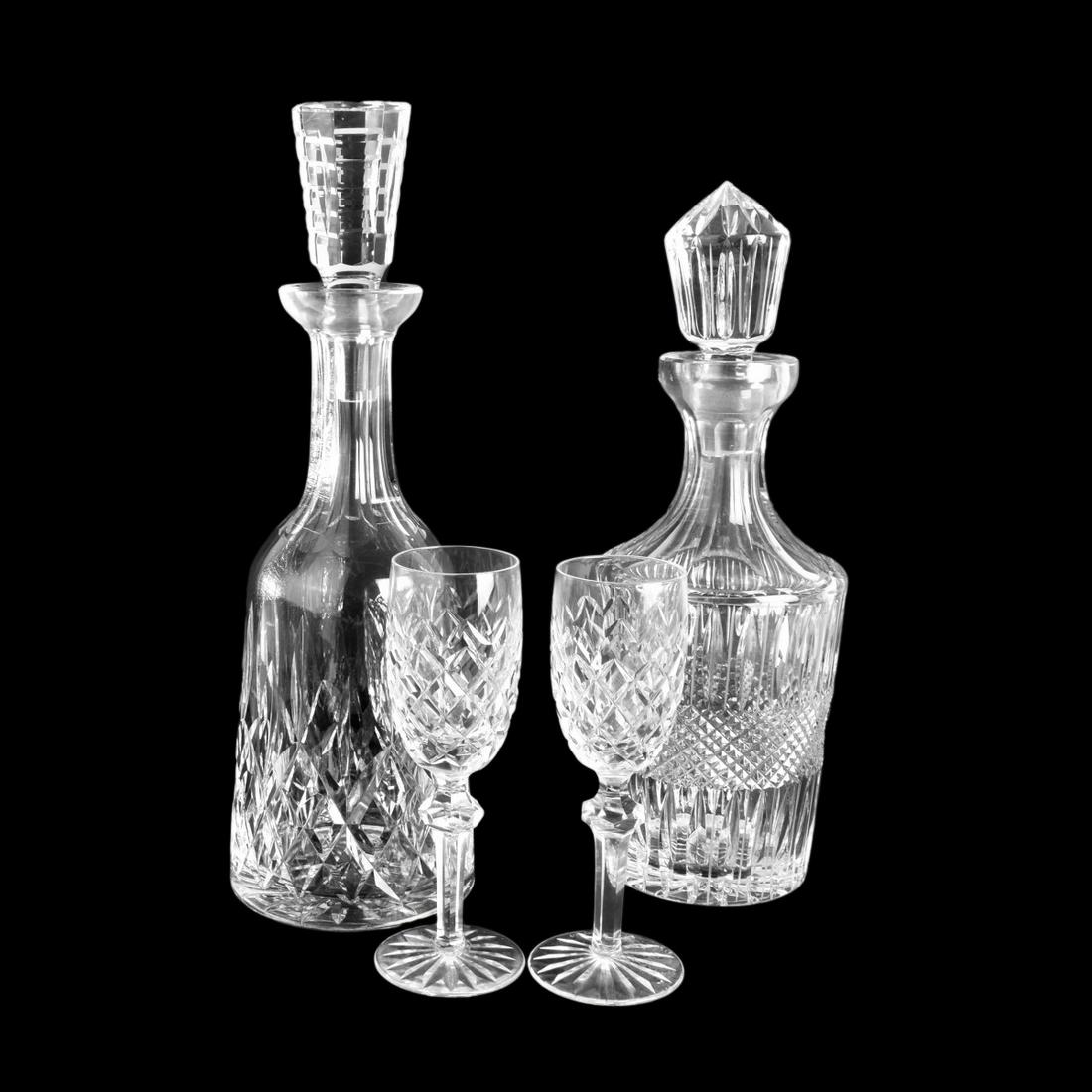 Four Vintage Assorted Crystal Tableware (1 of 6)