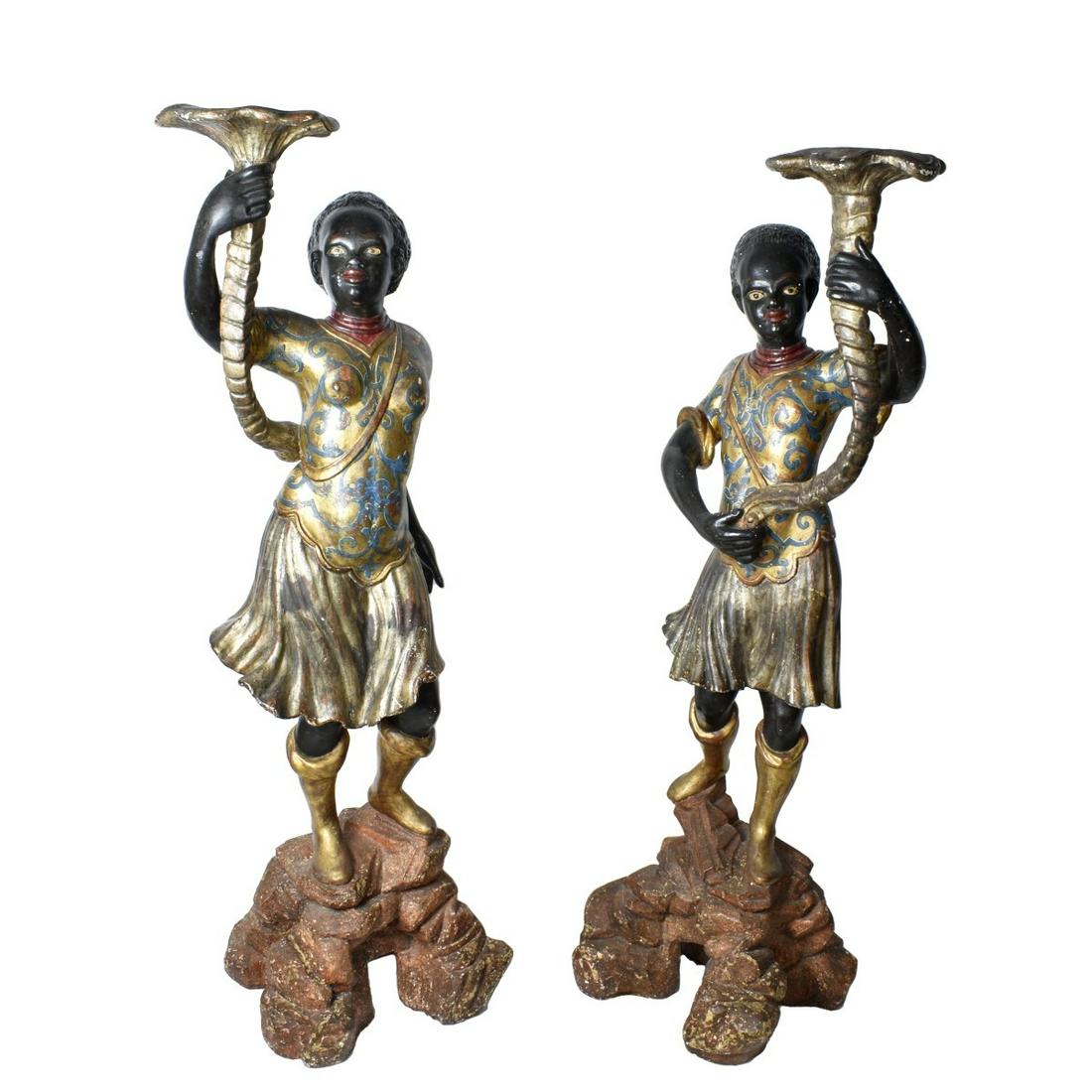 19th C Venetian Blackamoors (1 of 4)