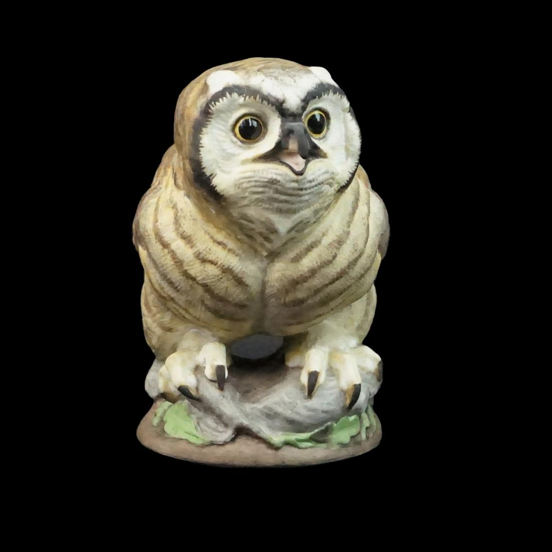 Boehm Porcelain Owl Figurine (1 of 4)