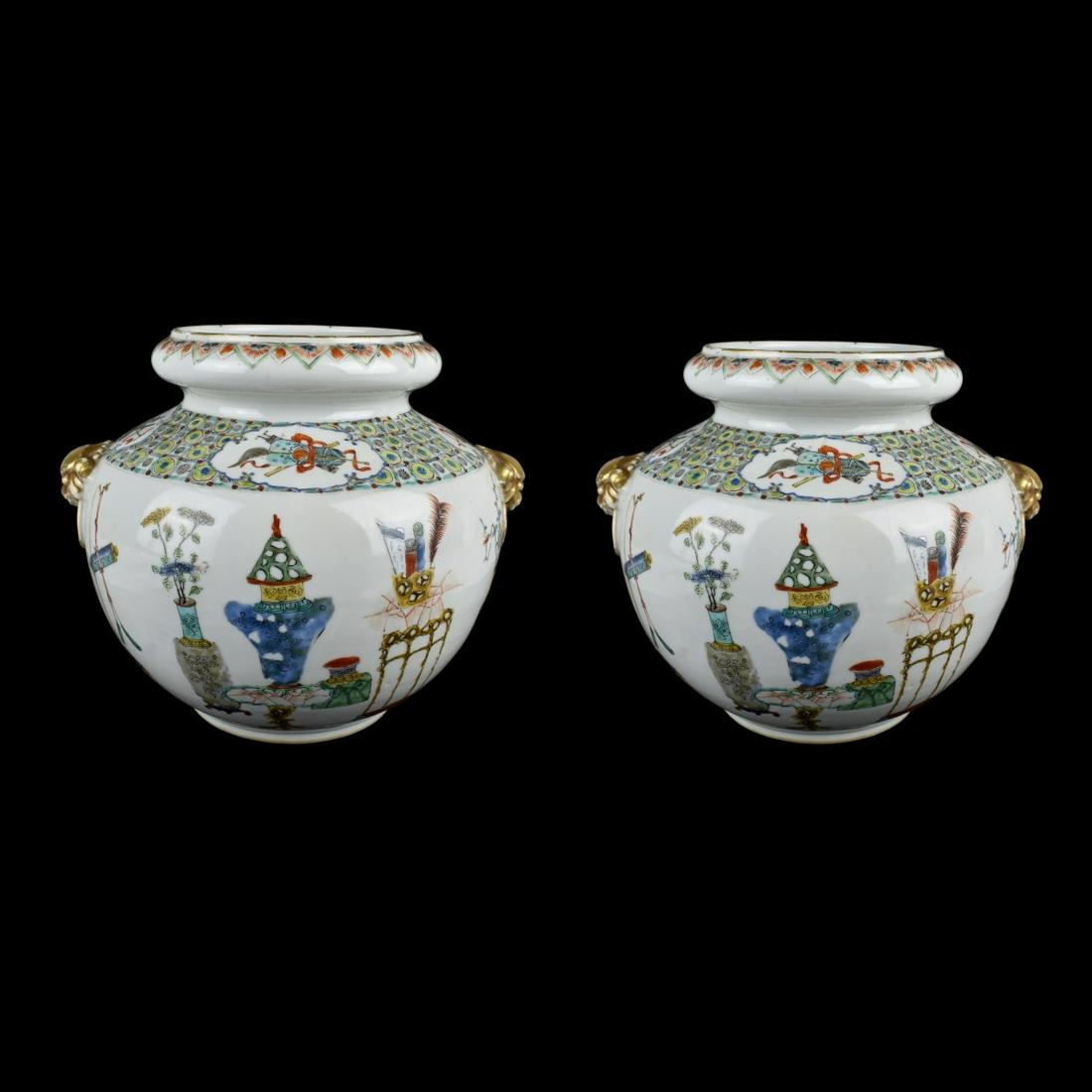 Pair of Antique Chinese Vases Mar 29, 2023 Kodner Galleries Inc. in FL