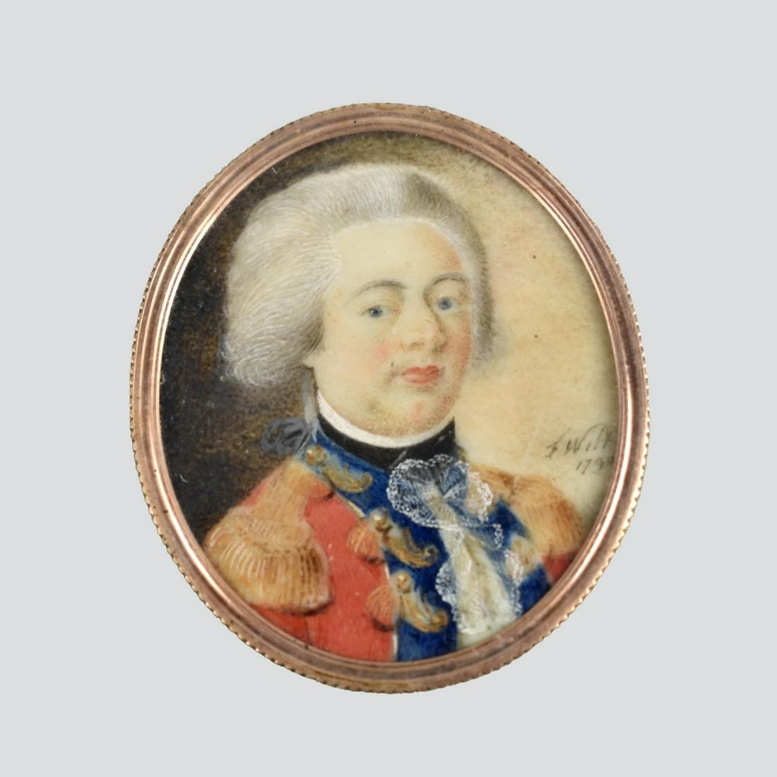 18th Century Portrait Miniature (1 of 4)