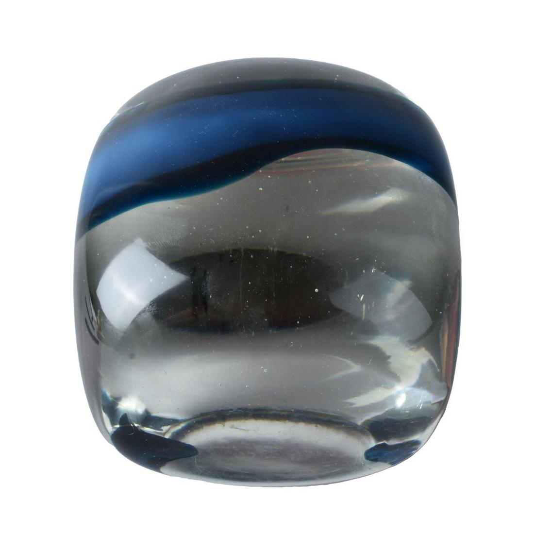 Murano Venini for Pierre Cardin Sculpture: Large Murano Venini for Pierre Cardin Cubic Art Glass Sculpture. Signed. Measures 5-3/8" x 4-1/2" x 4-1/2". Estimate: $150.00 - $250.00 Domestic Shipping: $78.00 Condition: Surface scuffs to the base 