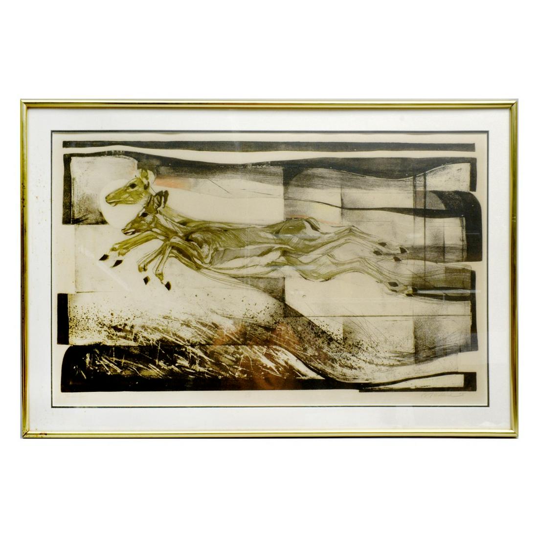 R. S. Riddick (Born 1952) Etching (1 of 5)