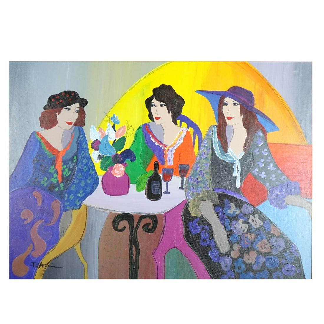 Patricia Govezensky, Israeli (B 1961) A/C Dinner (1 of 4)