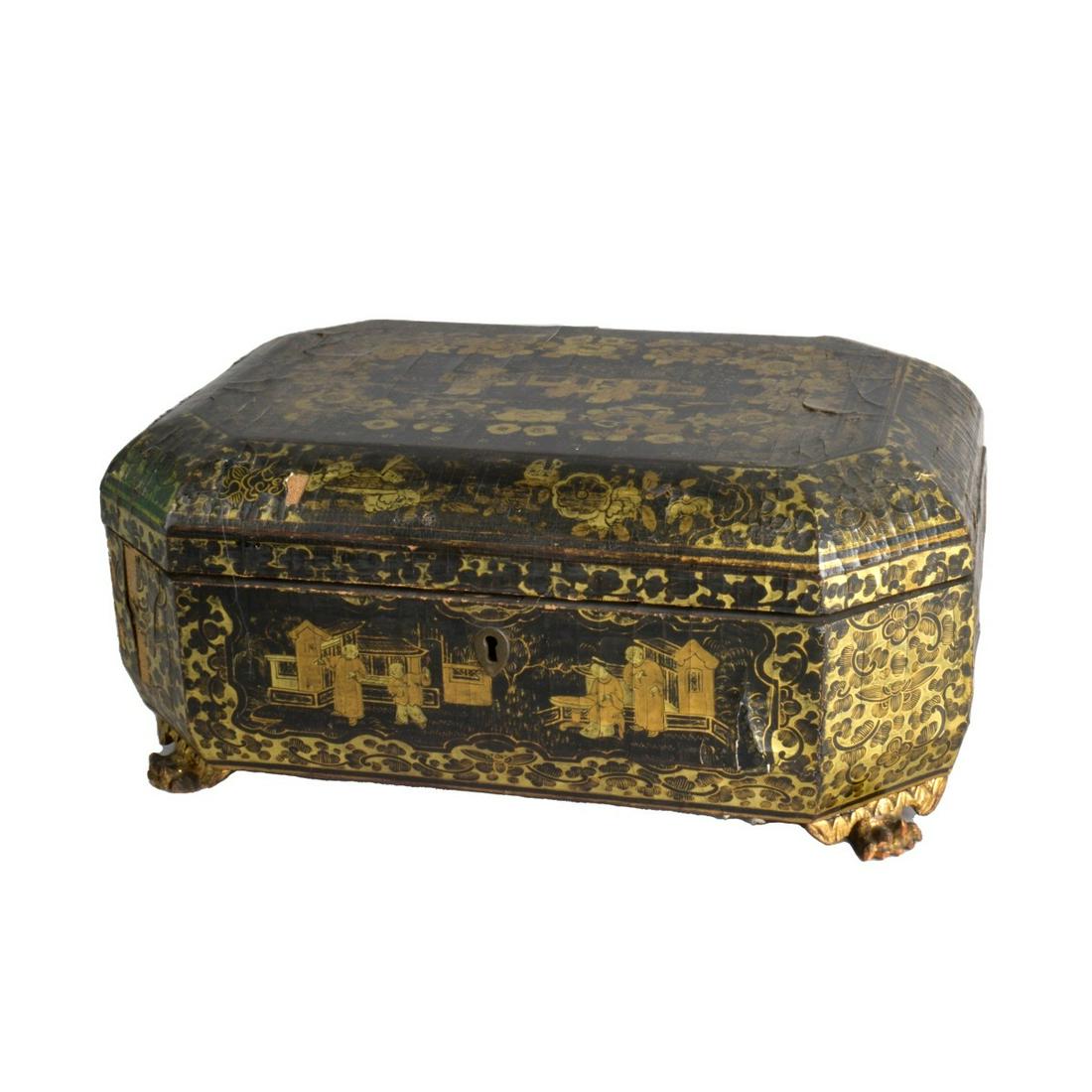 Antique Chinese Export Sewing Box (1 of 6)