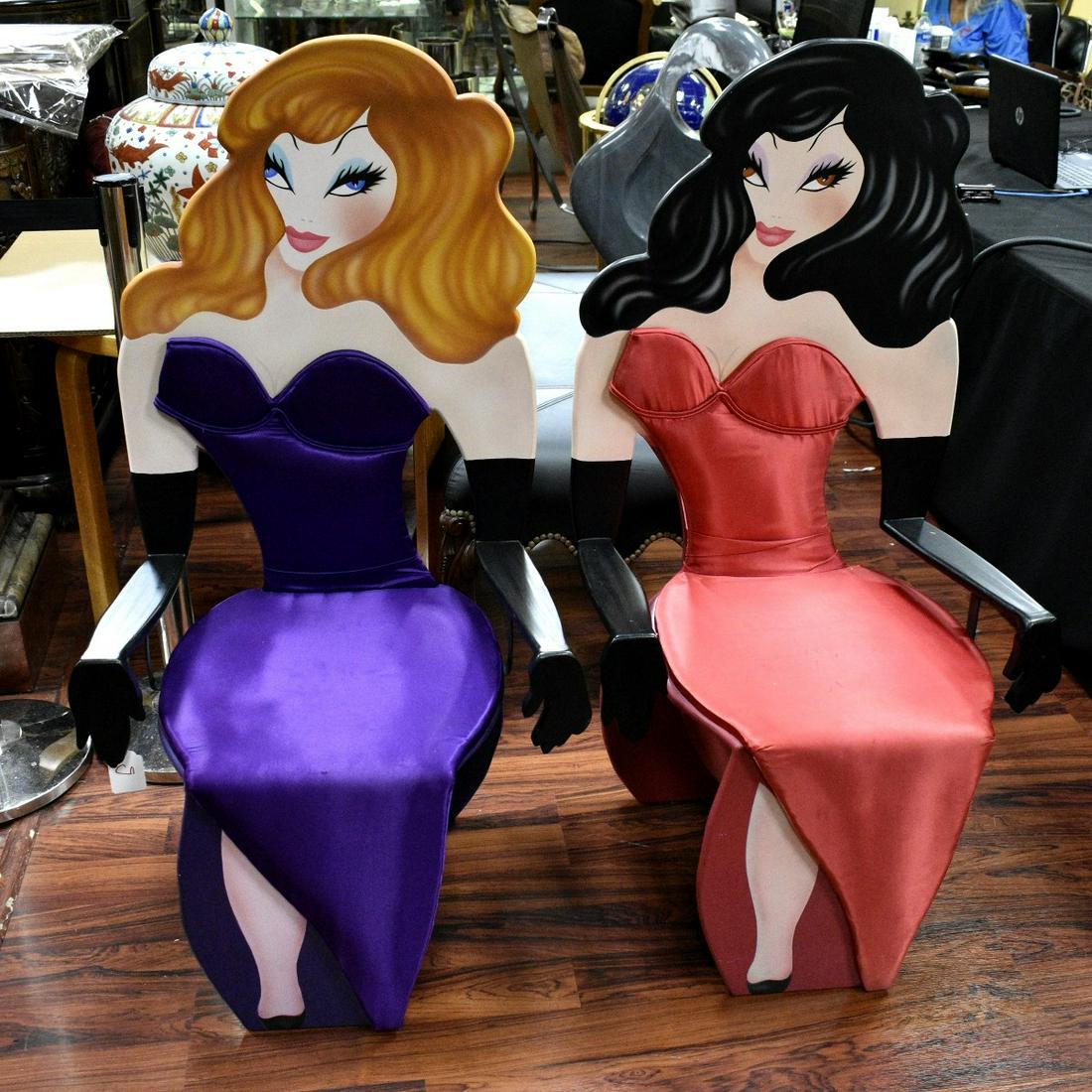 Pr Whimsical Jessica Rabbit Armchairs (1 of 5)
