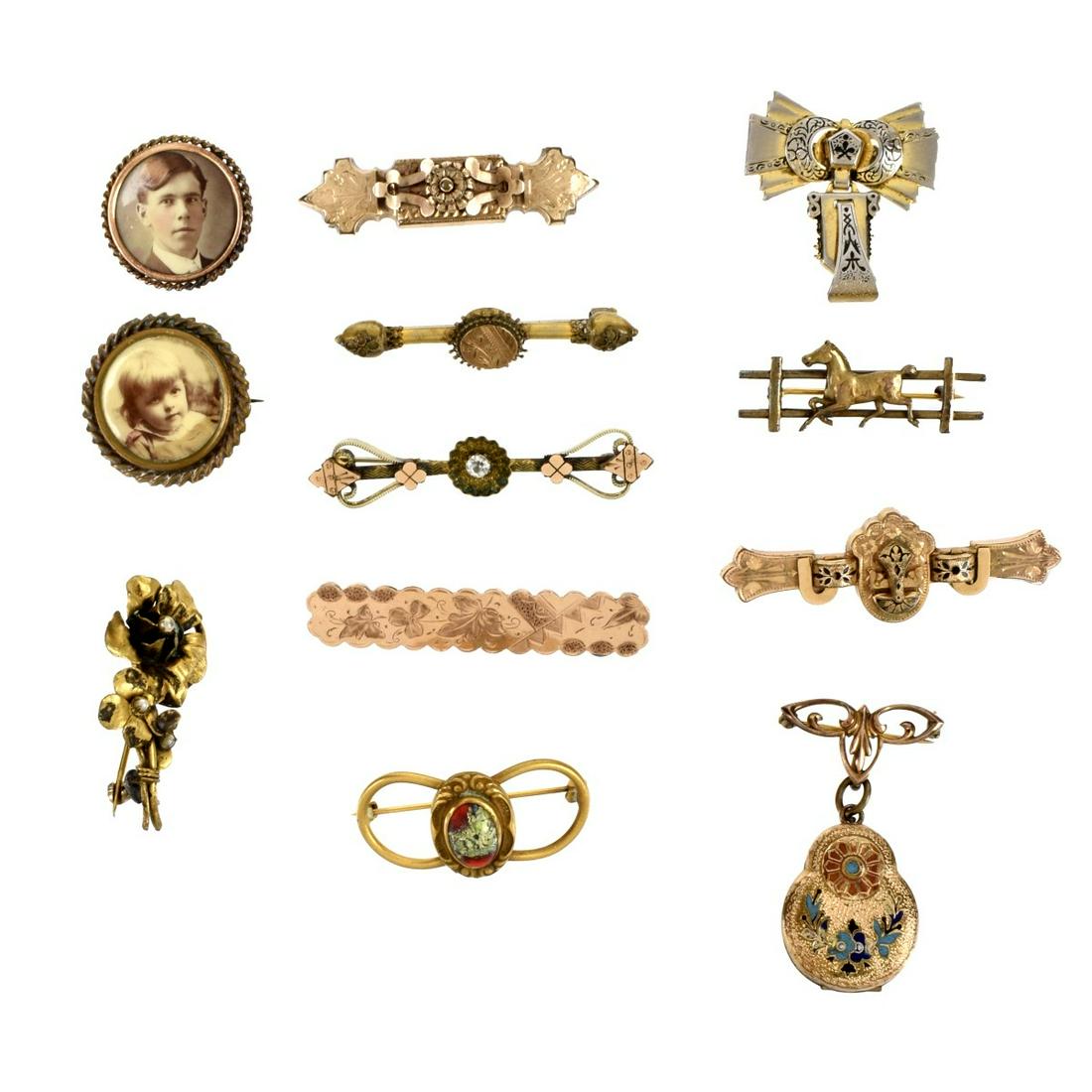 Victorian Brooch Collection (1 of 2)