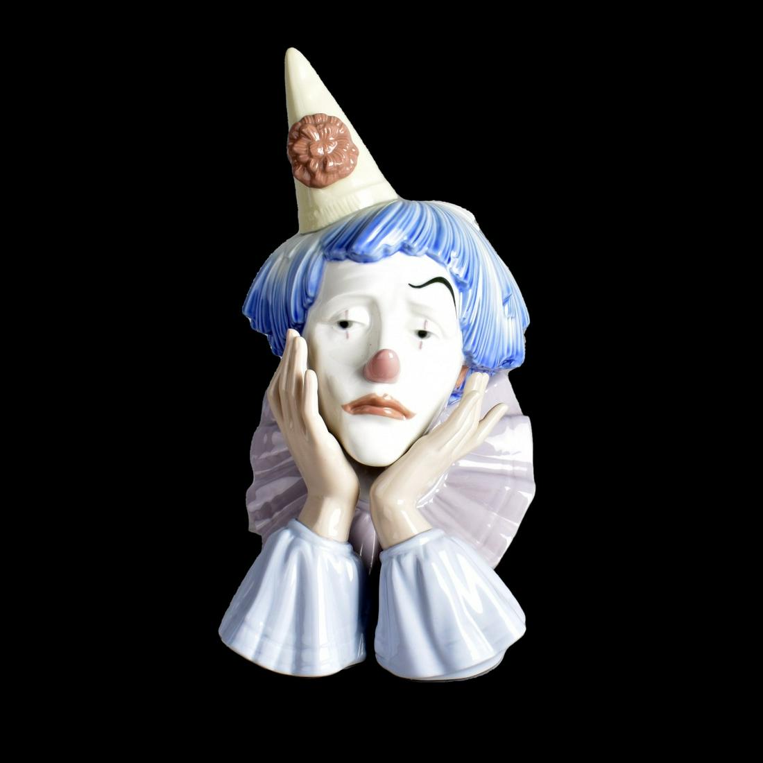 Lladro "Sad Clown" Figurine (1 of 6)