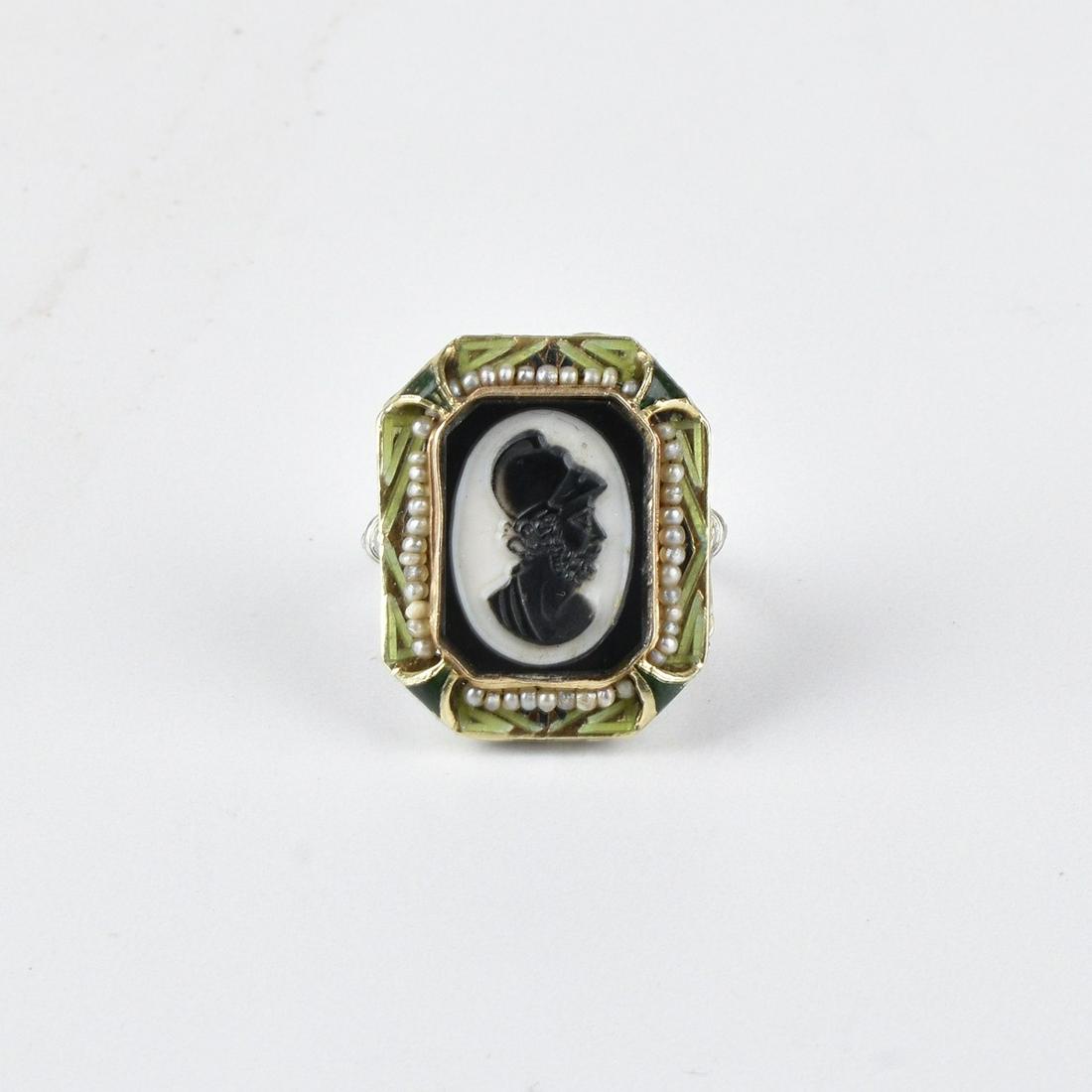 Antique Cameo and 14K Ring (1 of 3)