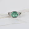 Emerald, Diamond and 18K Ring
