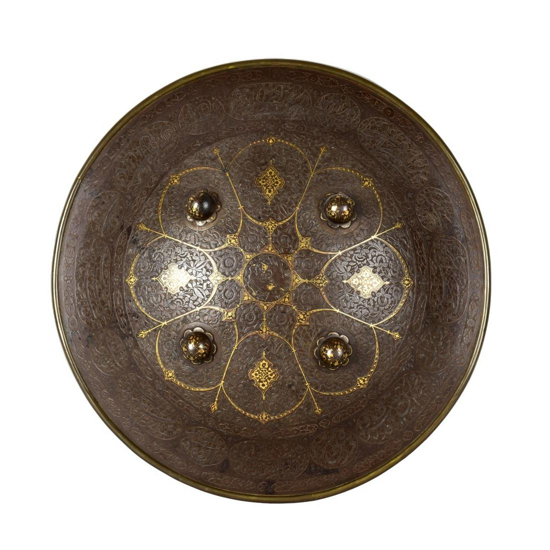 19th C. Indo-Persian Shield (1 of 5)