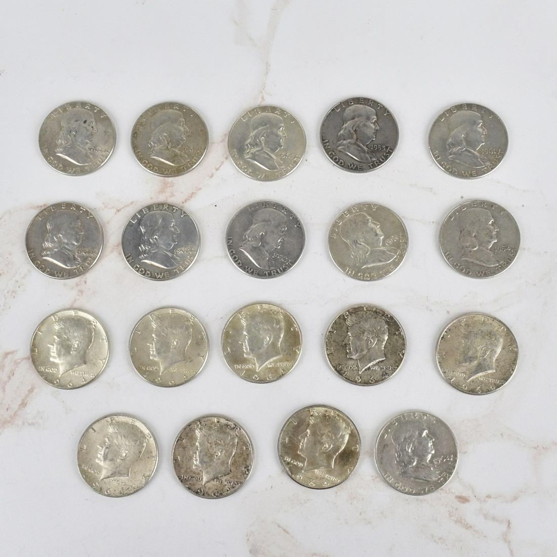 US Half Dollar Silver Coins (1 of 2)