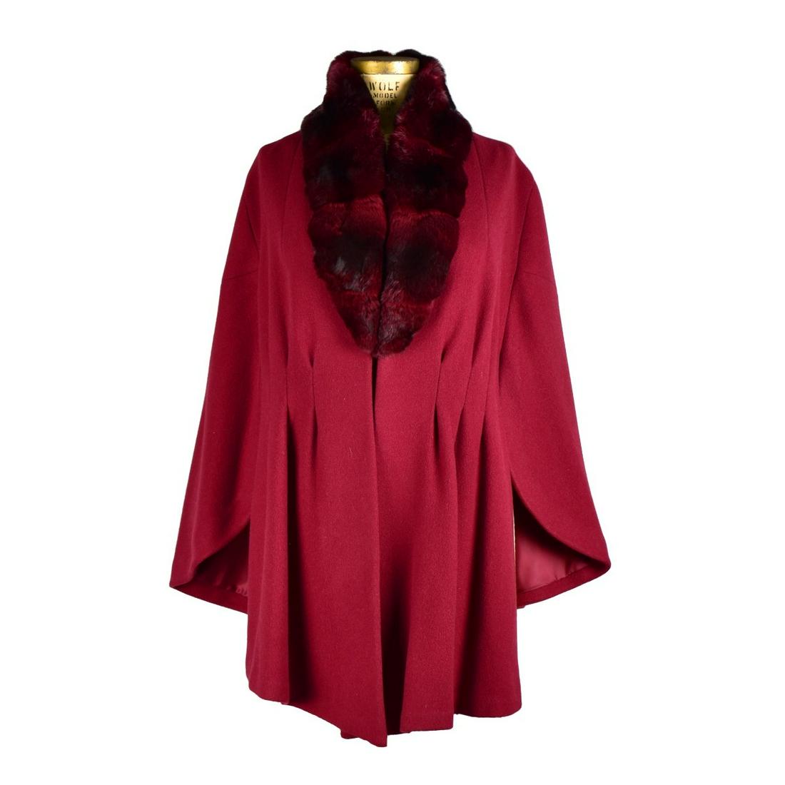 Loro Piana Cashmere Shawl w/ Chinchilla (1 of 5)