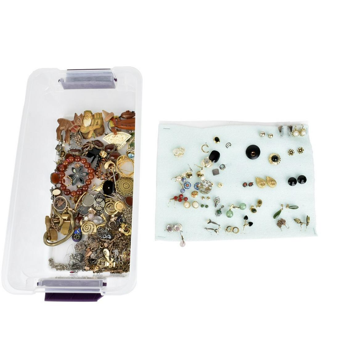 Box Lot of Costume Jewelry (1 of 1)