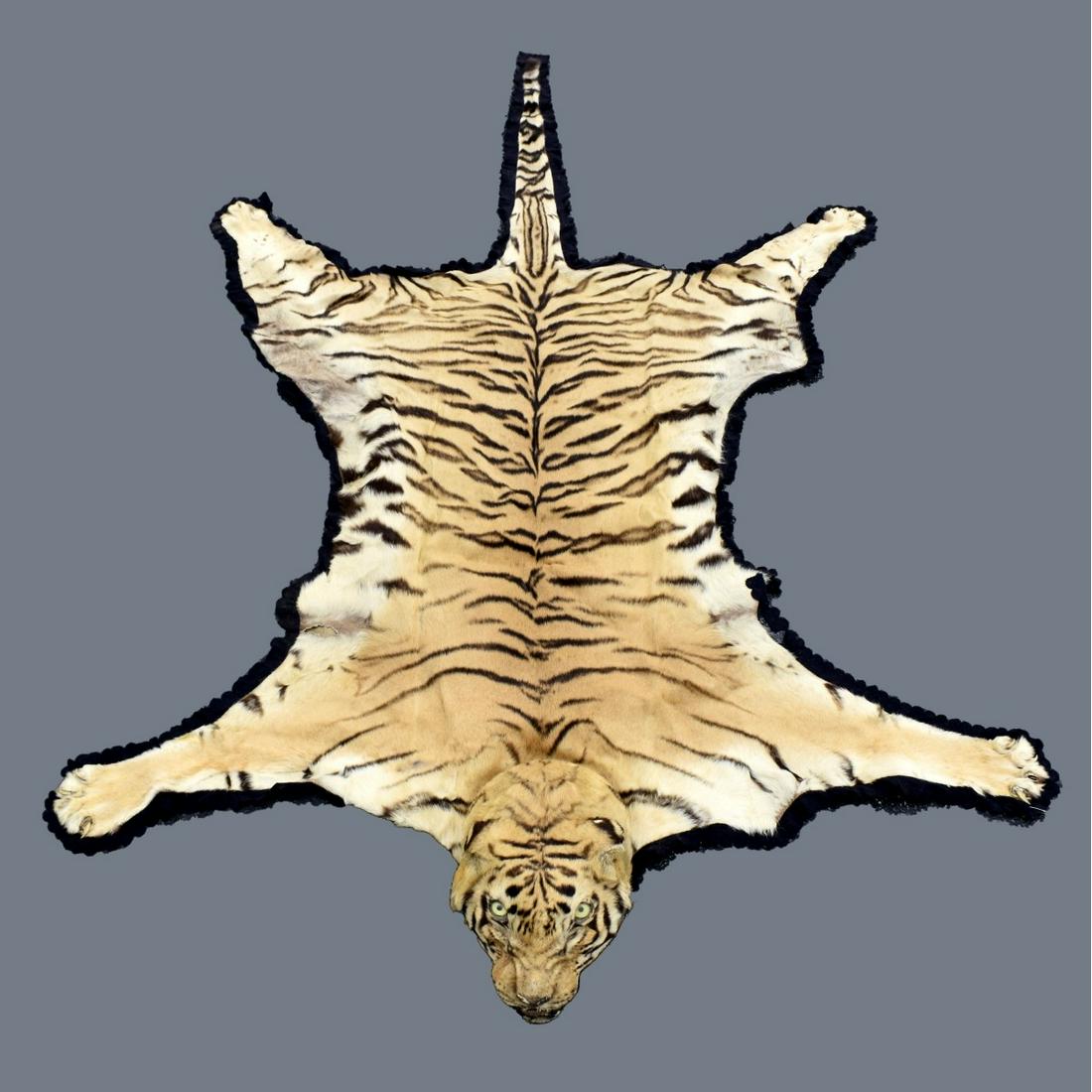 Genuine Tiger Skin Rug Auction