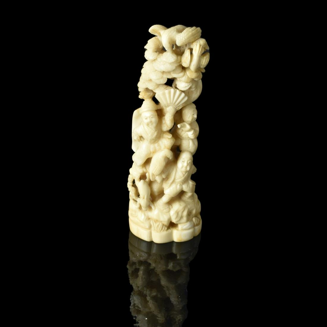 Antique Japanese Figural Group (1 of 6)