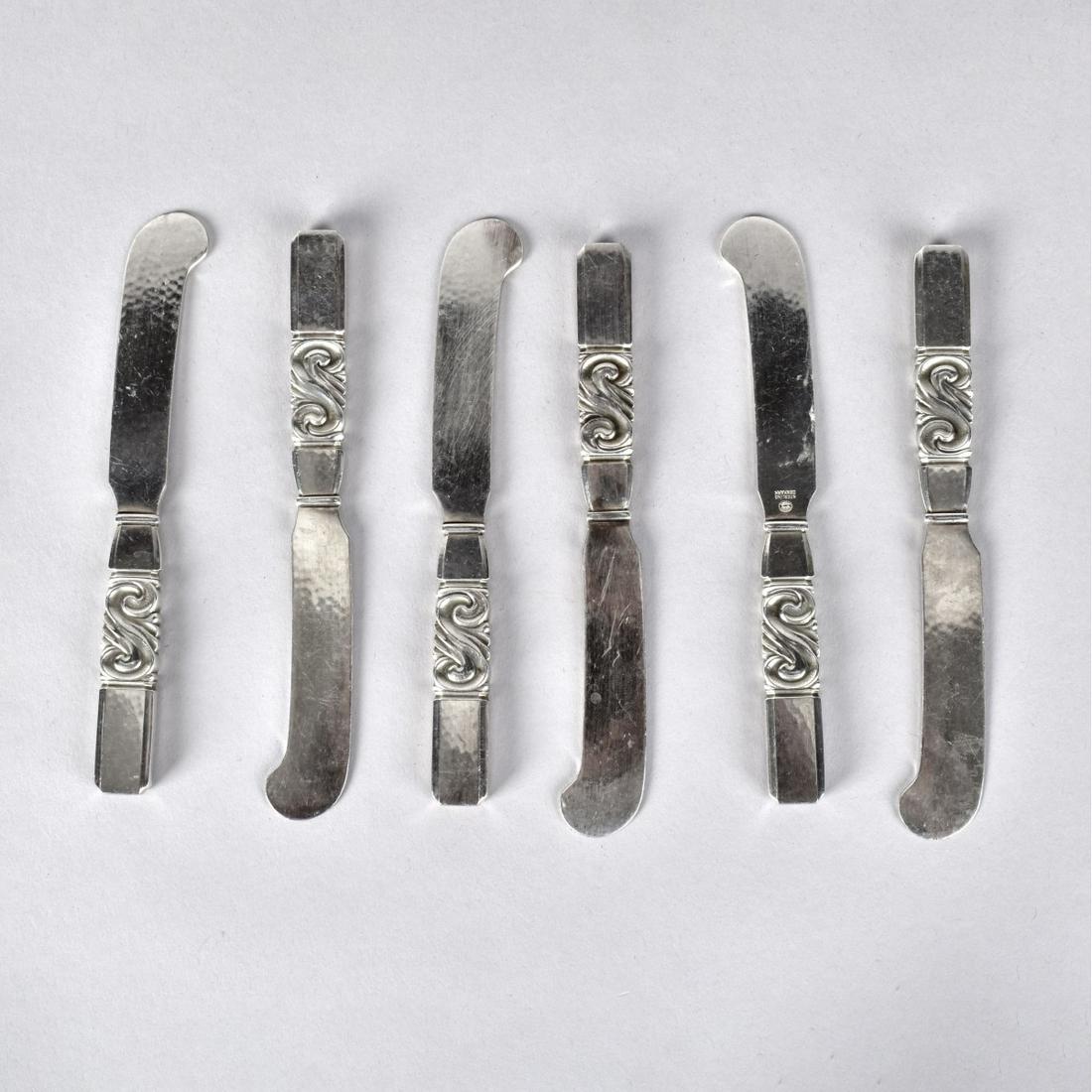 Georg Jensen Scroll Butter Knives (1 of 4)