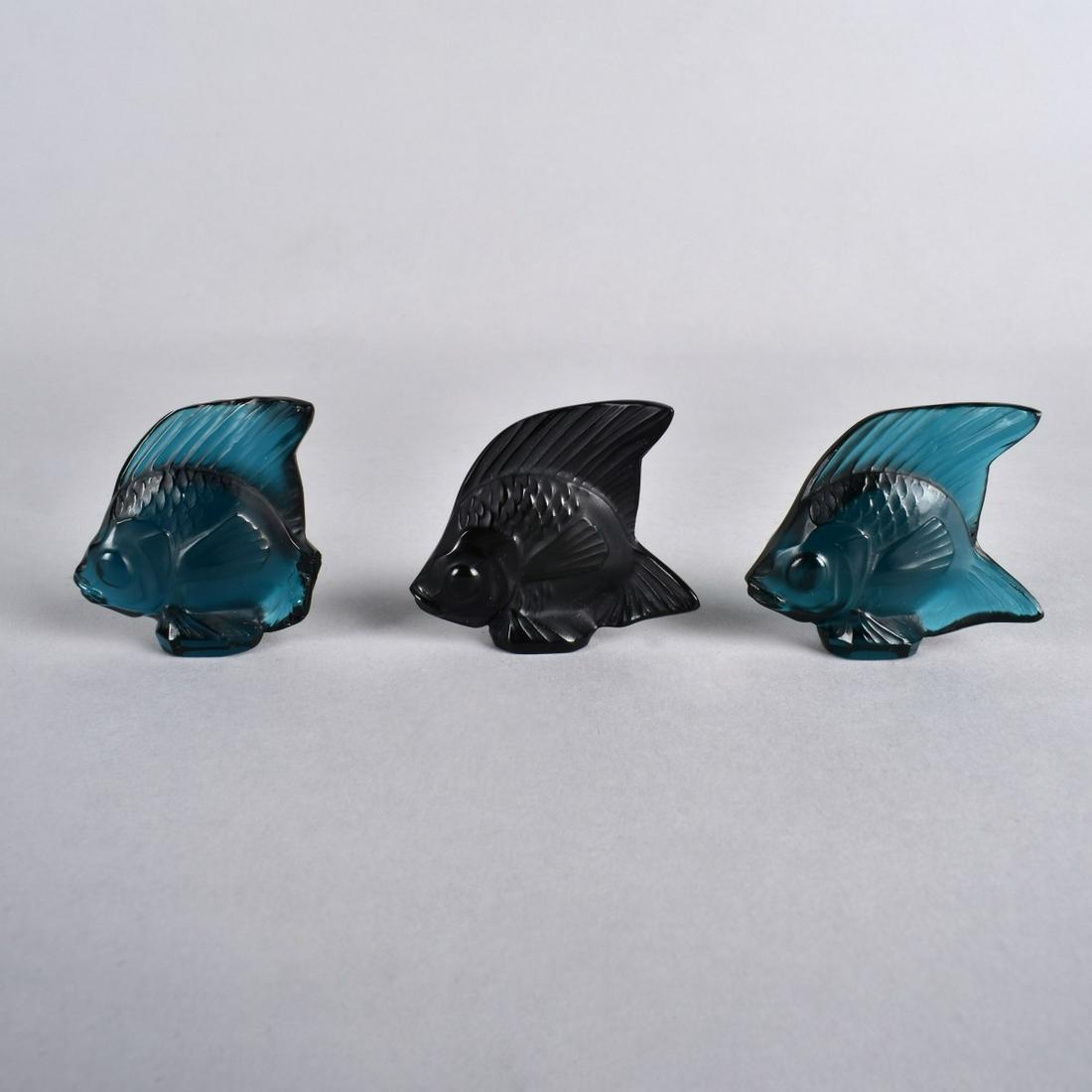 Three Lalique Fish Figurines (1 of 4)